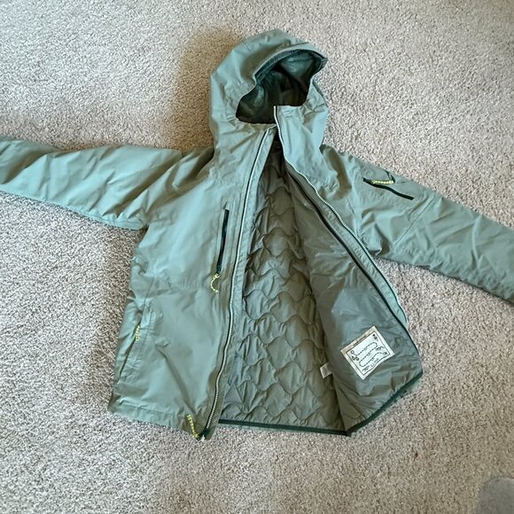 L.L.Bean Kids 3-in-1 Waterproof Jacket XL 18 – Shell & Liner Wear Separately